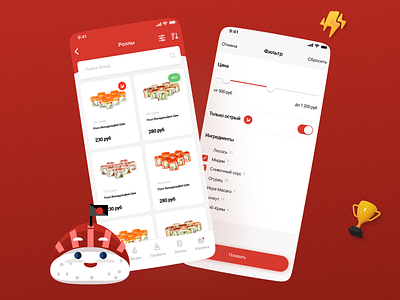 Bentoroll - Delivery app app delivery design ui ux