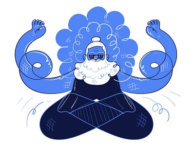 Let's find our Zen design graphic design illustration illustrations meditating meditation vector vectors zen