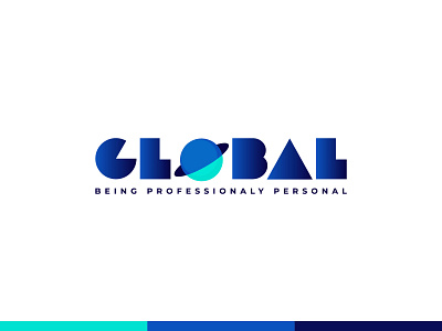 Global - Logo Design 3d animation branding concept design employer flat global globe graphic design illustration job lettermark logo logo design minimal monogram recruitment symbol ui