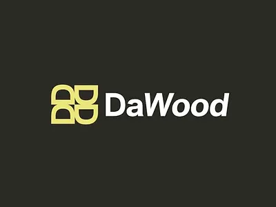 DaWood Elegant Branding Design brand identity branding branding design brandmark creative dawood dawood logo design designer elegant golden black golden letters graphic design letters logo logotype modern typo typographic design typography