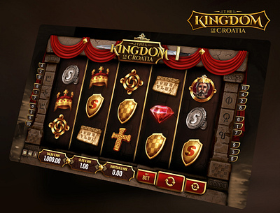 Kingdom of Croatia - Casino Game art design game design illustration logo mihael.net mobile responsive