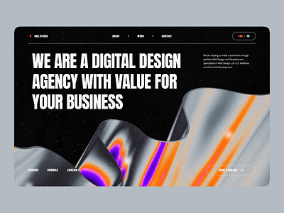 Website Design for Digital Agency agency landing agency platform business business platform creative studio design innovation digital agency digital design interactive design modern website portfolio website professional layout typography ui design ux design ux ui web design web platform webflow design website