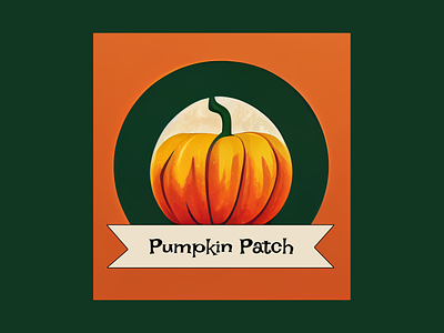 Pumpkin Patch logo autumn autumn vibes branding graphic design logo pumpkin pumpkin farm