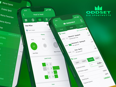 Various Sports Betting Apps design mihael.net mobile responsive ui