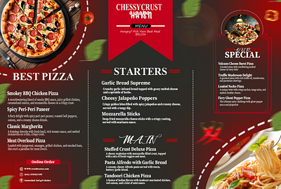 Restaurant Menu Page graphic design logo motion graphics