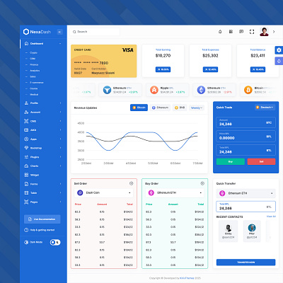 NexaDash - VueJs Admin Dashboard Template vue dashboard template