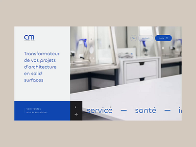 CM-Distribution - Transitions architecture art direction clean homepage hover motion page transition smooth transition ui ux webdesign website