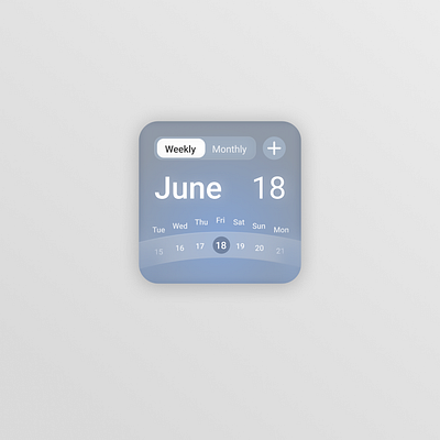 Calendar Widget design graphic design illustration ui