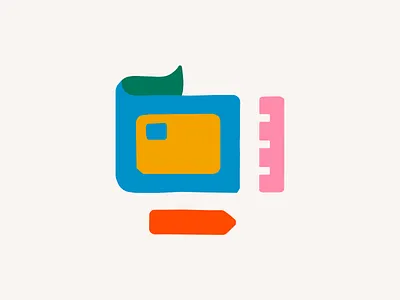 Lithic Icon pt. IX (Managed Program vs. Processor Only) bank card cash credit card design fintech flat graphic design guide icon icons illustration logo map money paper pencil ruler technology vector