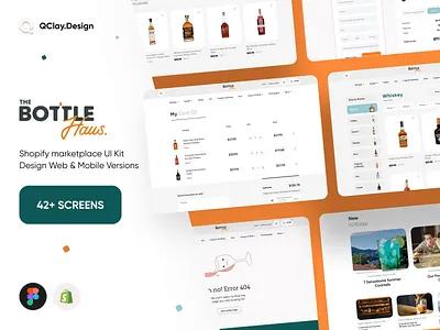 Bottle Haus - Shopify Website Design alcohol cart dropshipping e commerce ecommerce ecommerce website market marketplace online shopping online store order shop shopify shopify designer shopify website shopping store web design marketplace webdesign wine