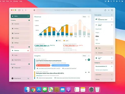 Pennylane UX challenge accounting ai analytics dashboard mixpanel ui user experience user interface