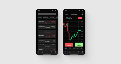 Crypto Trading App 3d app app design bitcoin branding crypto design eth graphic design logo nft trading ui ux wallet