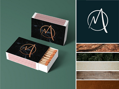 Circle M Ranch logo branding identity design logo logomark mountain