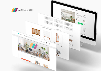 Maynooth Furniture adobe xd adobexd browser dribbble furniture mockup prototype site ui ui design uidesign user experience user interface ux ux design uxdesign web site website xd