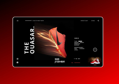 Sport shoes Web design shot 3d animation app design branding design flat graphic design illustration logo modern motion graphics ui vector web design