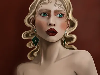 Portrait Art design illustration