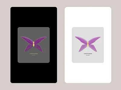 Happiness Logo butterfly design figma graphic design happiness illustration logo ui uiux