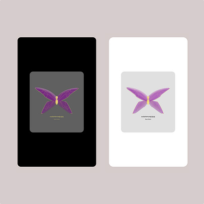 Happiness Logo butterfly design figma graphic design happiness illustration logo ui uiux