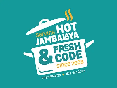Hot Jambalaya & Fresh Code code cooking hot pot promotional shirt tshirt typography