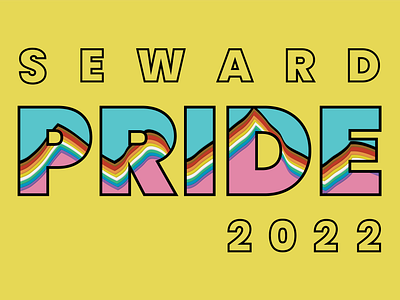 Seward Pride Alliance Pride 2022 Branding branding graphic design logo pride seward