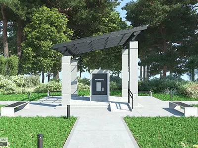 Park Water Source. 2021 3d 3d rendering 3d visualization design exterior 3d rendering exterior design v ray