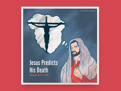 Jesus Predicts His death - Evidence of Resurrection Series #1 adults christ death digital comics empty tomb evidence find god illustration kids life photoshop resurrection search series