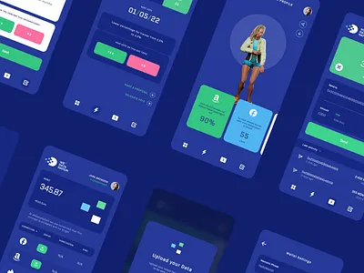 We Data Nation | App Overview app blockchain branding cryptocurrency data nft privacy screen design ui design