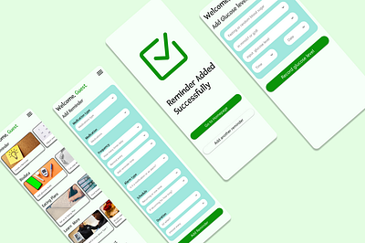 Glucose app design motion ui ux