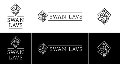 Swan Lavs - Identity branding design graphic design illustration logo typography vector
