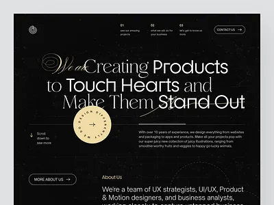 Digital Agency Landingpage (Live Website 🚀) agency agency website branding company website creative creative direction design design agency elegant graphic design homepage landingpage portfolio site ui uiux ux web web design website