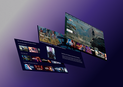 Star Lores Mockup - A Disney+ suggested streaming feature. design ui ux