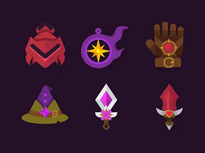 King's League II - Epic Armory Sets design icon illustration ui vector