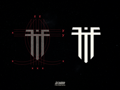 TFF Logo Design agency apparel awesome brand mark branding design initials design mark grids icon identity illustration initials inspirations logo logo type mark monogram symbol type typography