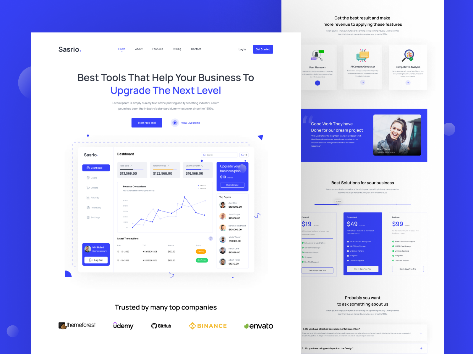 sasrio-sass-landing-page-by-mn-nahid-on-dribbble