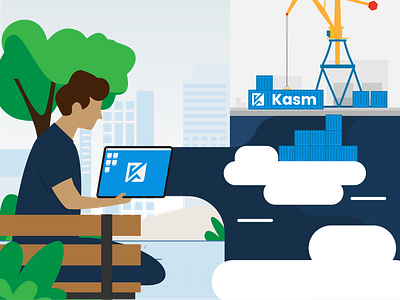 Kasm illustration illustration vector