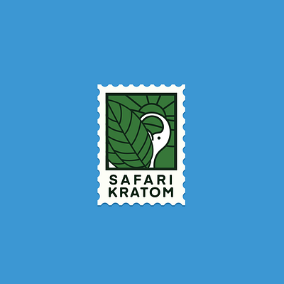 Safari Kratom Logo branding illustration logo