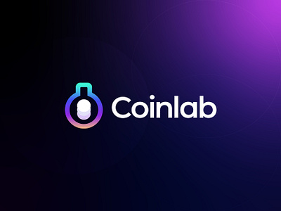 Coinlab Logo Concept app logo blockchain branding coin colorful logo crypto logo cryptocurrency gradient logo icon lab logo logo logo design logo designer logos logotype minimalist modern logo nft logo simple logo unique logo