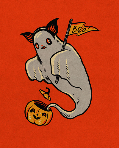 WEENZINE NINE! art character cute drawing ghost halloween illustration ink spooky