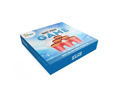Shot Pong Game Packaging Design | Social Media Posts awesome brand classy design facebook illustration instagram label label design latest logo minimal modern package packaging packaging design packagingpro post product social media ads