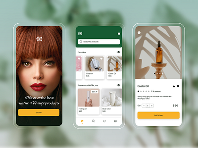 Cosmetics app UI adobexd app body cosmetics design designer figma interface mockup screens ui uidesign uidesigner uiinspiration uiux userexperience uxd uxdesign uxdesigner woman
