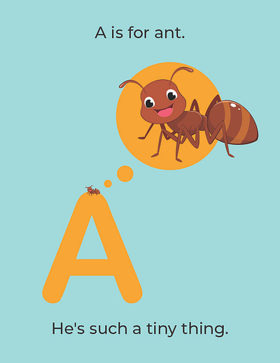 ALPHABET ILLUSTRATION DESIGN any kind of graphics childrens illustartion desigining design graphic design illustration illustration design