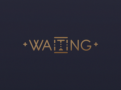 Waiting advent sermon series title design waiting