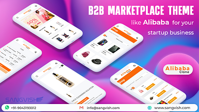 Sangvish - Alibaba trading script alibabaclone b2b b2c ecommerce ecommercebusiness ecommercewebsite sangvish wordpressdevelopment