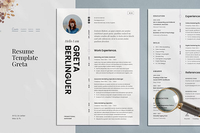 Resume a4 clean corporate cover letter curriculum cv design cv job cv template design graphic design illustration introduction job pages profesional cv resume resume design resume template simple vitae