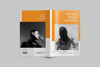 Magazine Template advertising catalog clean design fashion square femenine graphic design illustration indesign magazine magazine template photography porfolio print printable psd square square trifold template trifold