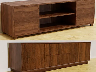 3D TV Cabinets. 3d blender cabinet tv tvcabinet