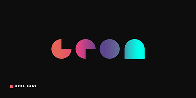 GEON - Free Geometric Font design display font free free font freebie illustration logo type typeface vintage