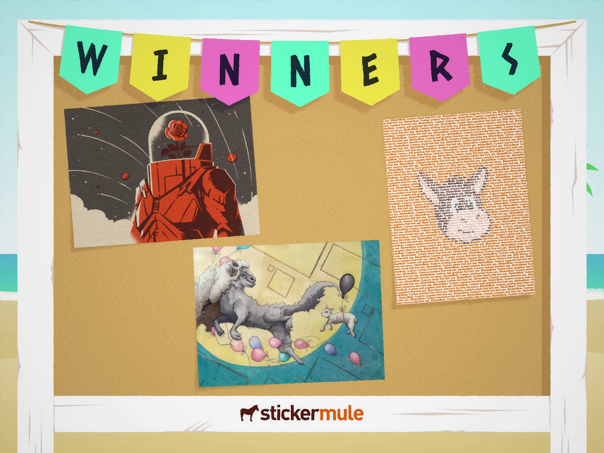 Sticker Mule Contest designs, themes, templates and downloadable