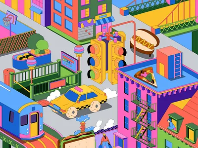 Doordash X Tbrand- NYC city doordash food newyork subway