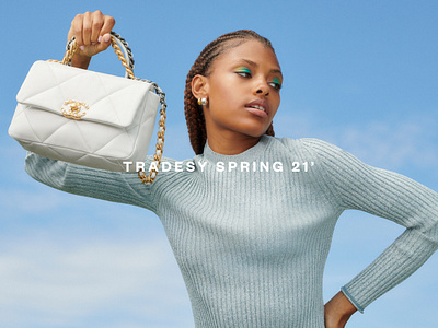 Tradesy Spring #2 art direction beauty chanel design e commerce email fashion homepage luxury photography social spring web design